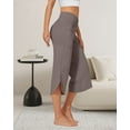 thumbnail image 7 of G4Free Capri Pants for Women Wide Leg Yoga Pants for Summer Flowy Capris Loose Casual Cropped Pants with Pockets, 7 of 7