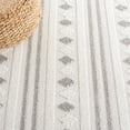 thumbnail image 6 of SAFAVIEH Lotus Eunice Geometric Area Rug, Ivory/Grey, 6'7" x 6'7" Square, 6 of 8