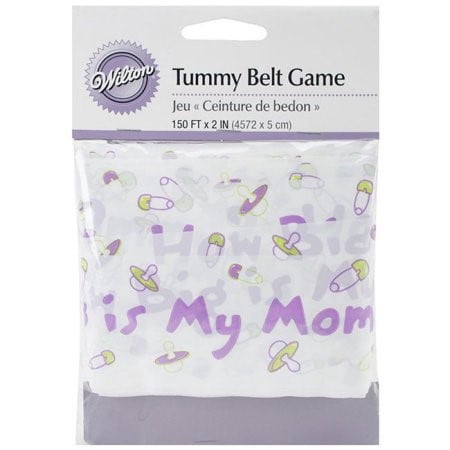 Wilton Baby Shower Activities Tummy Belt Shower Game, 1