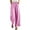 Pink, variant on Lmnyox Women's Cotton Linen Lounge Pants Flowy Wide Leg Palazzo Pants Elastic Waist Casual Vacation Trousers with Pocket