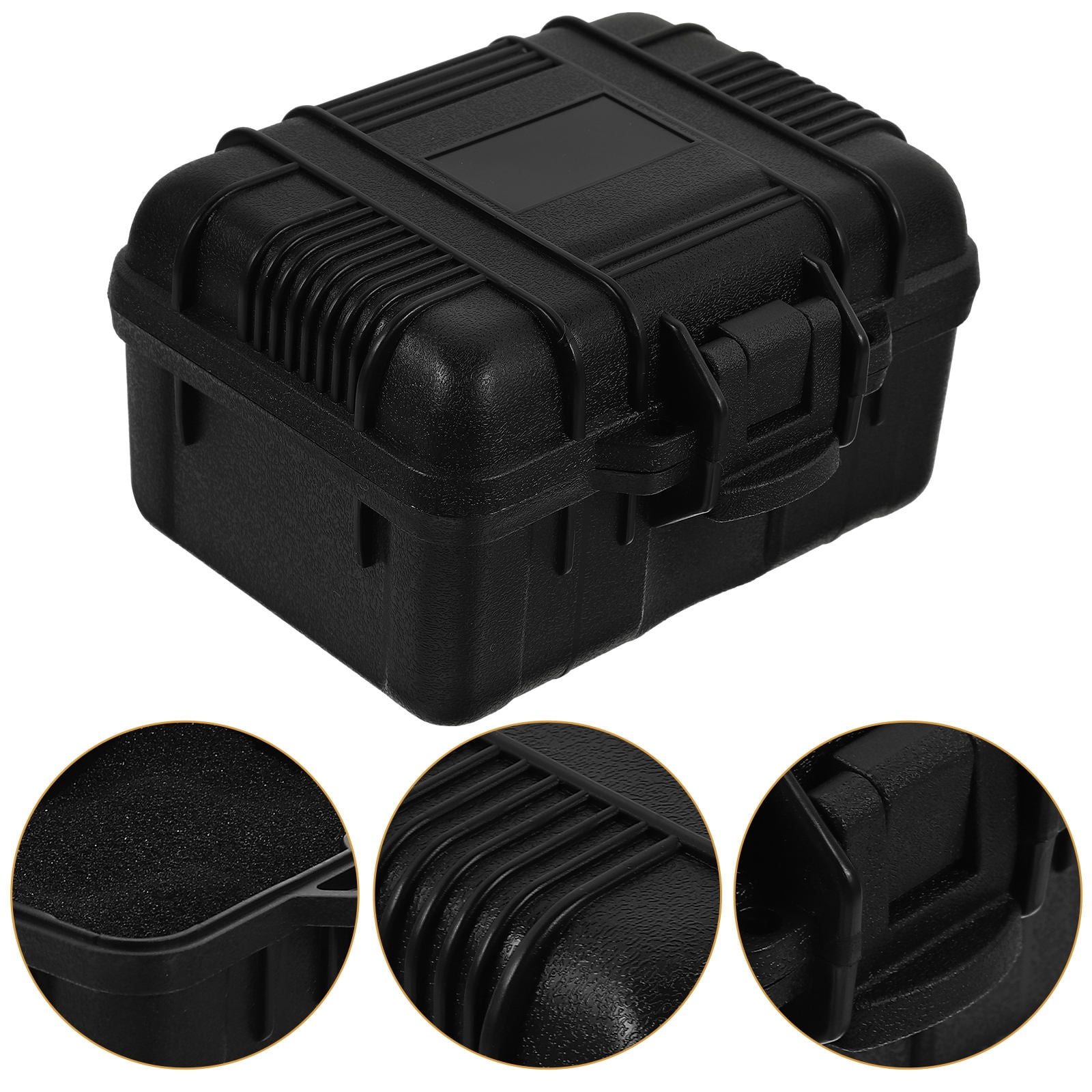 QUMIIRITY tool storage case Toolbox Plastic Black 1Set for Professional Users