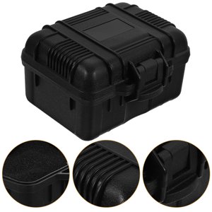 QUMIIRITY tool storage case Toolbox Plastic Black 1Set for Professional Users