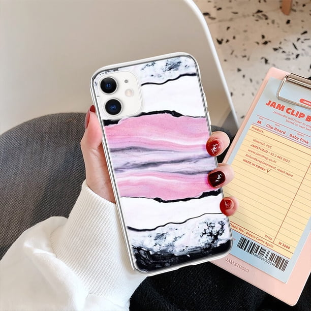 Funda de teléfono con diseño de mármol a la moda para iPhone 13 12 11 14 Pro Max 7 8 6 6S Plus X XR XS Max 12 Mini 5 5S SE, bonita funda de TPU suave Tan Jianjun unisex