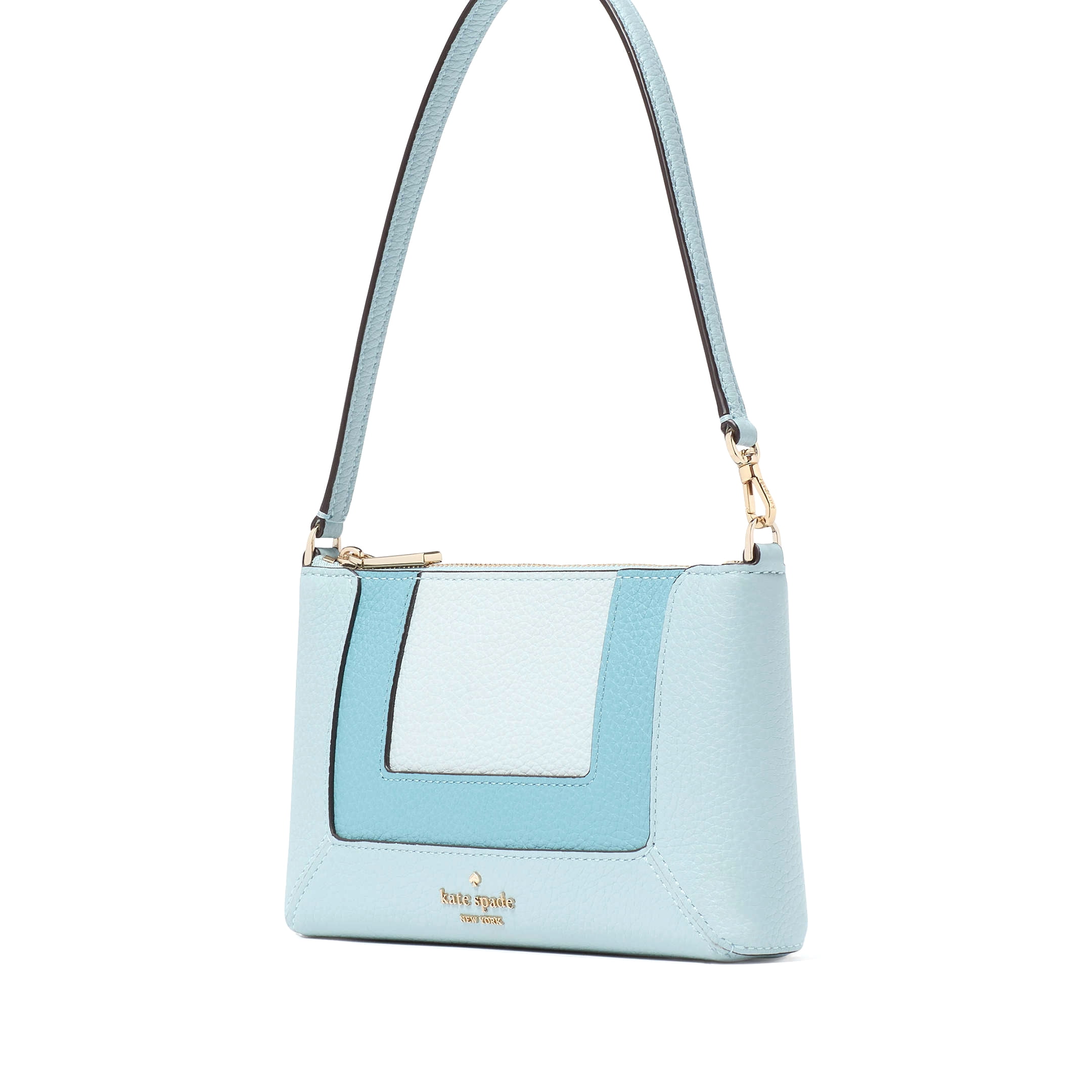 Kate Spade New York Women's Lena Colorblock Small Convertible Wristlet (Blue)
