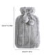 thumbnail image 5 of Funda para Botella Caliente Calentador Manos Y Pies Funda Felpa para Cama (felpa Gris), 5 of 9