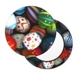 thumbnail image 3 of Round Bar Stool Seat Covers, Easter Egg Elastic Round Chair Cover Stool Seat Slipcover Bar Stool Cushions Round Pad for 12-14 inch, 3 of 7
