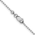 thumbnail image 3 of 925 Sterling Silver Box Chain Styles Necklace 1.25 mm Mirror 16 inch, 3 of 4