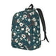 thumbnail image 1 of Disketp Vintage Floral Mochila de Lona Estampada, Mochila Escolar de Viaje Ligera para Estudiantes y Portátil-Medium, 1 of 5