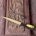 thumbnail image 3 of Jadeshay 3 Style Wood File Golden Tapered Wood File Rasp DIY Craft Carpenter Woodworking Carving Tool (6in), 3 of 7