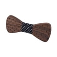 thumbnail image 1 of Pitue de madera para adultos para niños Bowtie para cenas del festival de aniversario, 1 of 9