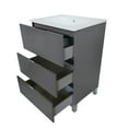 thumbnail image 4 of Eviva Malmo 20 Inch by 14 Inch FreeStanding Grey Bathroom Vanity, 4 of 4