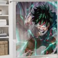 thumbnail image 5 of My Hero Academia 4 Pcs Bathroom Shower Curtain Set with Rugs(Bath Mat,U Shape Mat, Toilet Lid Cover Mat) Bathroom Accessory Sets, 5 of 8