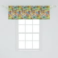 thumbnail image 2 of Ambesonne Animals Window Valance, Cartoon Wildlife, 54" X 18", Multicolor, 2 of 3