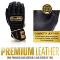 thumbnail image 3 of Guantes de bateo Franklin Sports CFX Pro PRT Adult M negro/dorado, 3 of 6