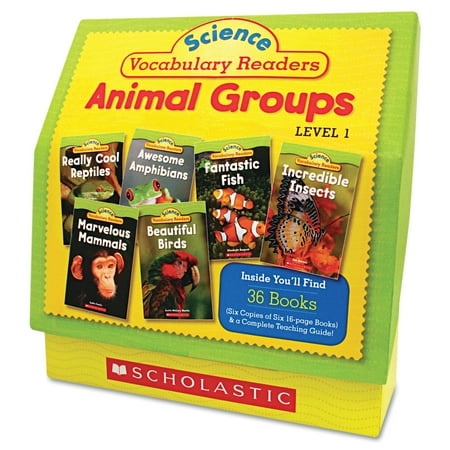 - Scholastic Science Vocabulary Readers: Animal Groups, 26 books/16 pages and Teaching Guide -SHS0545149207