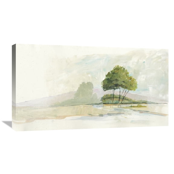 Global Gallery Avery Tillmon 'Lake Front II' Canvas Wall Art