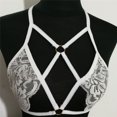 thumbnail image 4 of mujeres sexy lencería suave halter transparente arnés sujetador hueco encaje sujetador topspangjing, 4 of 4