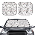 thumbnail image 2 of Fuzoiu Cute Cat Print Car Windshield Sunshade,Folding Front Windshield Sun Shade,for Most Car Sedan SUV Truck,Car Windshield Sunshade-Small, 2 of 6