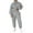 Light Gray _CP16, variant on Lumtrix 2 Piece Sets for Women 1/2 Zip Sweatsuit Oversized Sweatshirt Casual Sweatpant With Pockets 2026 Matching Outfit Fall Tracksuit Khaki 2XL