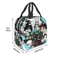 thumbnail image 2 of My Hero Academia Lunch Bag, Anime Lunch Box, Reusable Insulated Lunch Tote Bag For Office Work Pinic, Keep Food Fresh, Meal Handbag, 8.5*8*5 Inch, 2 of 9