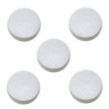 Micro Compressor Nebulizer - Replacement Filter for Omron Nebulizer 1/2'' D, Pack of 5