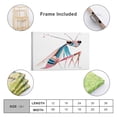 thumbnail image 2 of Canvas Prints Illustration Mantis Artwork Print Painting Xmas Holiday Decor Bathroom Wall Art 20x30inch Canvas Wall Art For Living Room Bathroom Wall Decor For Bedroom Kitchen Artwork Framed, 2 of 8