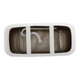 thumbnail image 6 of Elegant Kitchen & Bath BT10567GW-MBK 67 in. Soaking Bathtub, Glossy White with Matte Black Trim, 6 of 9