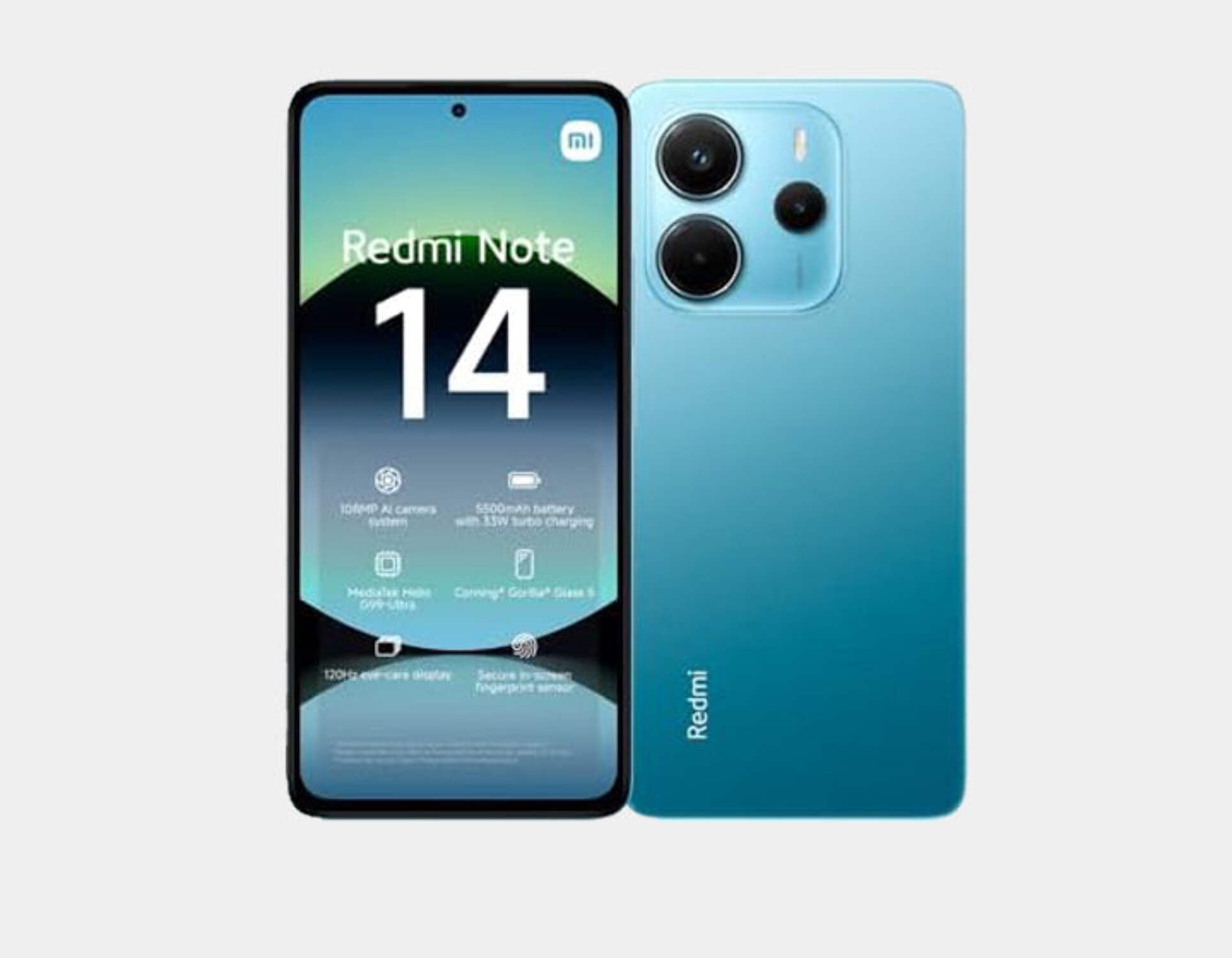 Xiaomi Redmi Note 14 4G 256GB ROM 8GB RAM Dual SIM GSM Unlocked - Ocean Blue