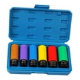 thumbnail image 4 of SunniMix Wheel Socket Set ,Protective Wheel Impact Socket Set Metric 17mm ,19mm ,21mm 1/2 6 piece, 4 of 8