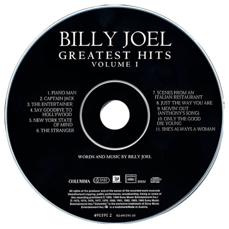ビリージョエル CD アルバム BILLY JOEL GREATEST HITS VOLUME I &amp; VOLUME II 2枚組 輸入盤 ビリー・ジョエル ビリー・ザ・ベスト