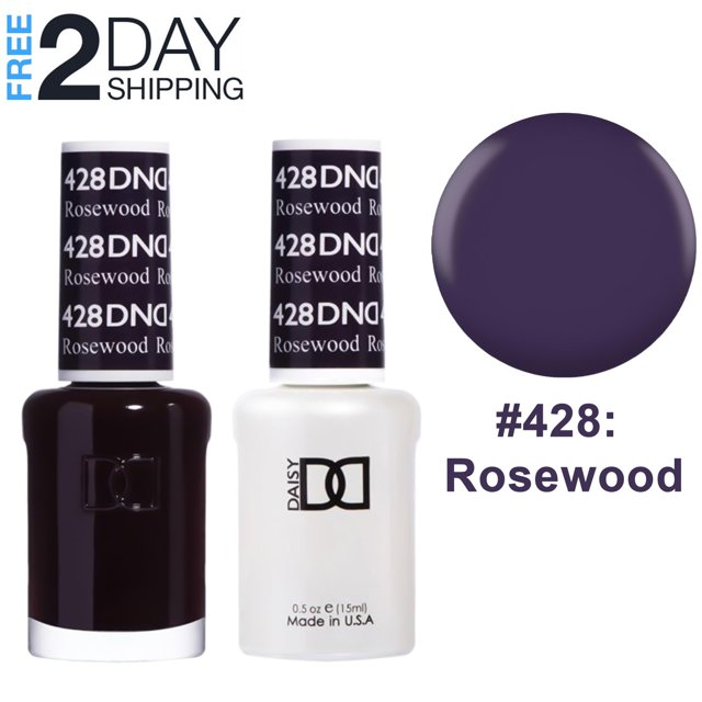 DND Nail Polish Gel & Matching Lacquer Set Duo - 428 Rosewood