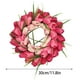 thumbnail image 2 of Guirnalda falsa Tulipán Colgador de puerta Decoración de flores de imitación Artificial para pared de banquete de boda, Rosa claro, 30 CM Advancent HA9035-03B, 2 of 6