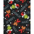 thumbnail image 5 of Dr. Seuss The Grinch Men's AOP Grinch and Max Holiday Design Adult Lounge Sleep Pajama Pants, 5 of 7