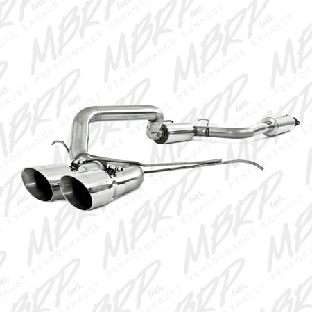 Mbrp Inc. S4200409 Mbrs4200409 13-14 Ford Focus St 2.0L Ecoboost 3In Cat Back Exhaust, Dual Center Outlet,