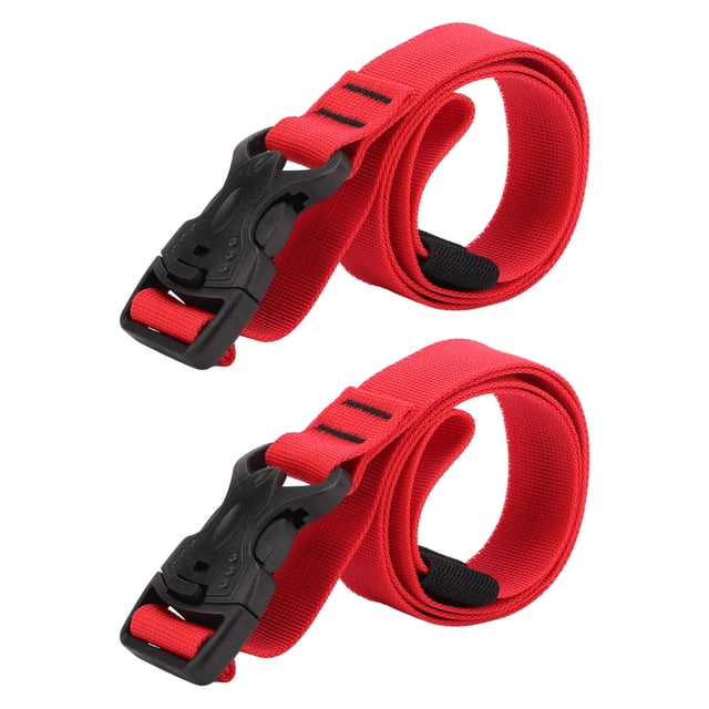 Boucle de Sangle, Sangle de Camping Réglable Incassable Portable Légère Multifonctionnelle avec 2 Poignées pour Randonnée pour Bagages 1m / 39 Po, 1.5m / 59 Po