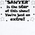 thumbnail image 2 of CafePress - Sawyer Is The Star Infant Bodysuit - Baby Light Bodysuit, Size Newborn - 24 Months, 2 of 4