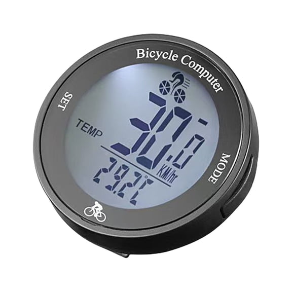Happydeer Wireless Bike Computer Round Shape English Display Lower Power Consumption LED Backlit Design Bicycle Speedometer Bike Accessories