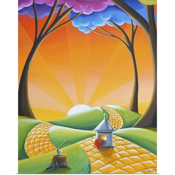 Great BIG Canvas | Rolled Cindy Thornton Poster Print entitled There's No Place Like Home