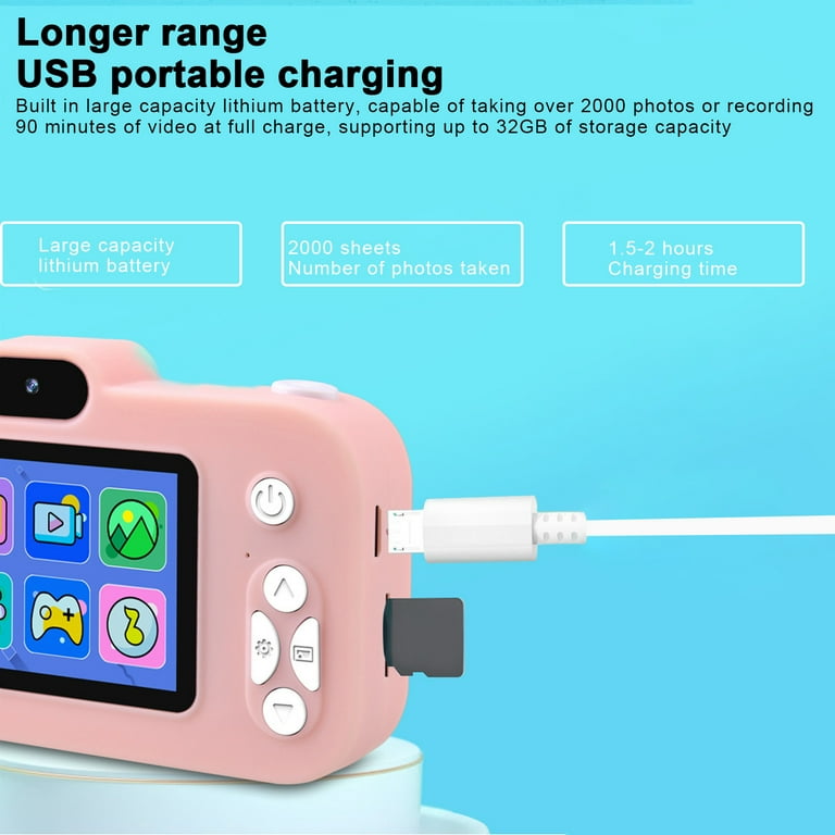 Toys for 4-6 Year Old Girls Kids Camera Compact for Child Little