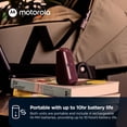 thumbnail image 4 of Monitor de bebé de viaje Motorola PIP12, monitor de bebé portátil solo con audio con baterías recargables, sin Wi-Fi esencial para viajes de bebé, seguridad infantil de largo alcance, incluye estuche, 4 of 5