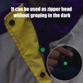 thumbnail image 4 of Tirador de cremallera Mochila para exteriores con cremallera cordón luminoso antipérdida chaqueta duradera abrigo ropa piezas de Camping con cremallera FLhrweasw Nuevo, 4 of 7