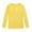 Yellow, variant on CHENge Long Sleeve Shirts for Boys Girls Crewneck Kids Tshirts Loose Fit Solid Color Casual Preppy Clothes Pullover