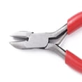 thumbnail image 4 of 1pc Carbon Steel Jewelry Pliers 3 inch Side Cutting Pliers Side Cutter Polishing Red 75~80mm, 4 of 6