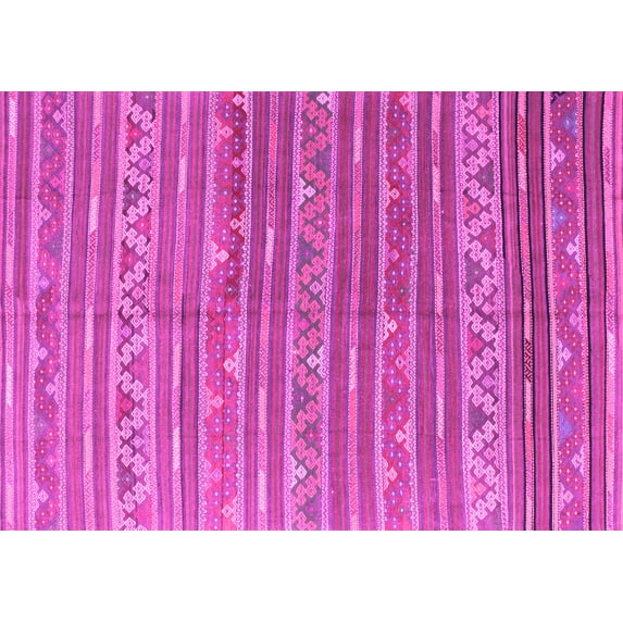 Ahgly Company Indoor Rectangle Southwestern Pink Country Area Rugs, 2' x 4'