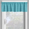 thumbnail image 2 of Ambesonne Japanese Wave Valance Pack of 2, Splatters Tsunami, 54"X12", Sea Blue Pale Blue, 2 of 5