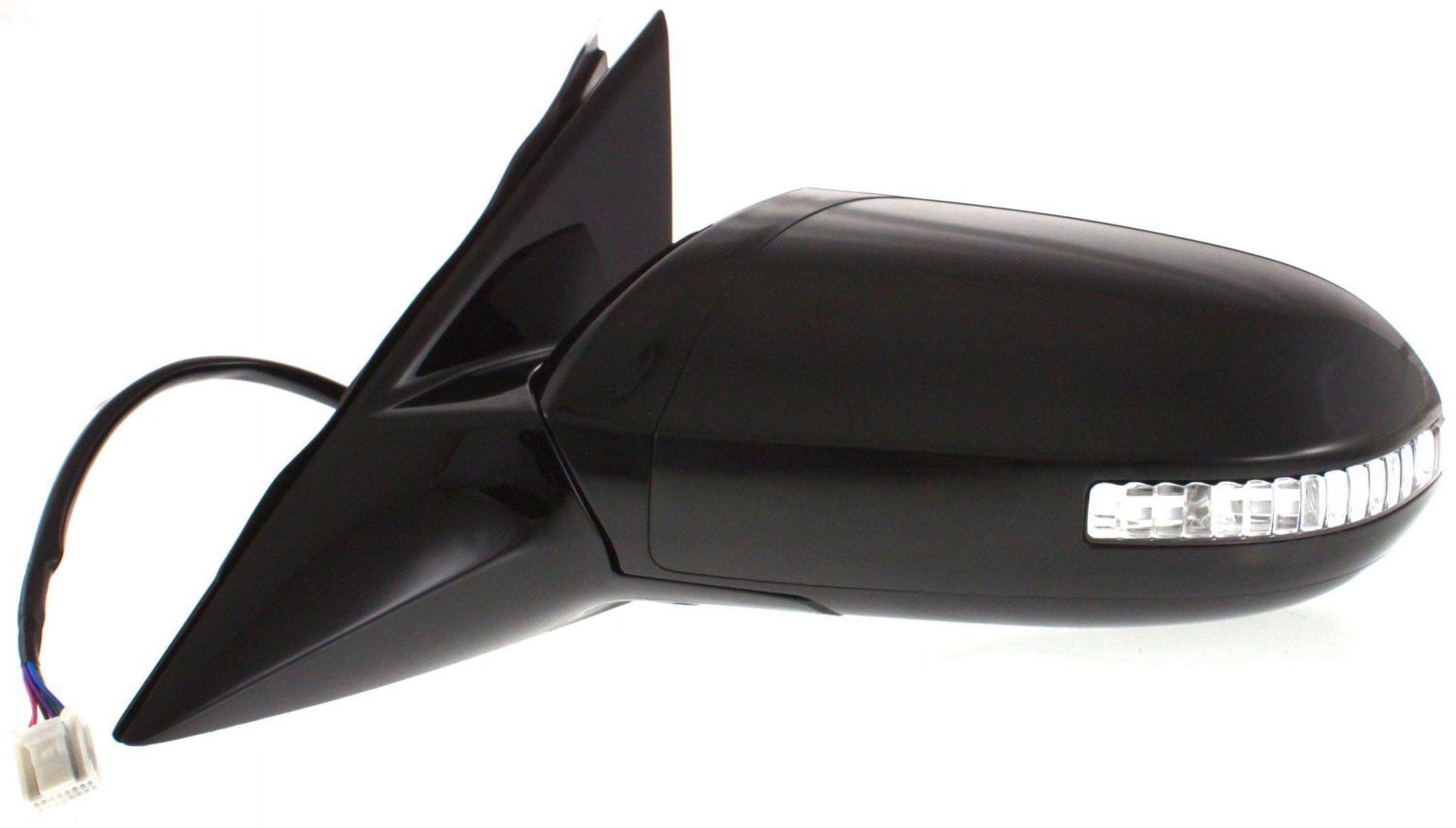 Mirror Compatible With 2009-2014 Nissan Maxima Left Driver Side In-housing Signal Light Paintable Kool-Vue