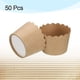 thumbnail image 3 of 50 Piezas de Tazas de Papel para Hornear Pequeñas de Papel Kraft Marrón para Muffins, Forros de Cupcakes al por Mayor, 3 of 5