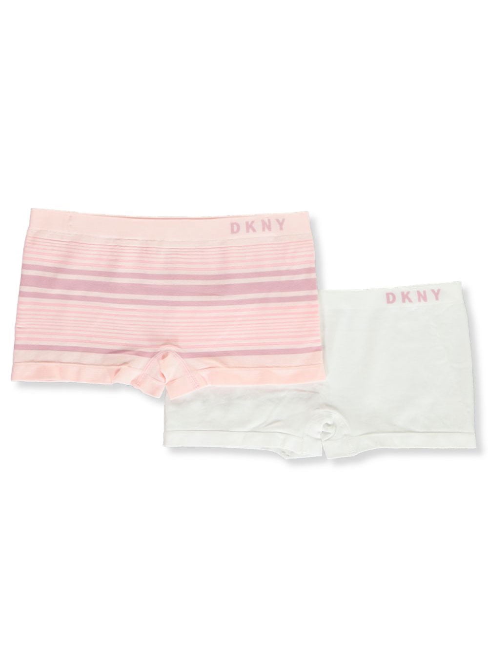 DKNY Girls' 2Pack Seamless Boy Shorts Panties (Big Girls)