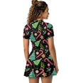 thumbnail image 2 of Psesaysky Christmas Tree Tennis Dress for Women Golf Dresses with Built in Shorts Pockets Sleeveless Workout Athletic Dresses,Candy Cane Print,XS-2XL, 2 of 7