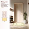 thumbnail image 3 of ODIKA 4'x6' Machine Washable Non-Slip Area Rug, Elegant Botanical Motif with Vintage Floral Scrollwork Beige High Traffic Rug, Ivory, 206526, 3 of 7